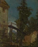 Albrecht Altdorfer Landscape with a Footbridge painting